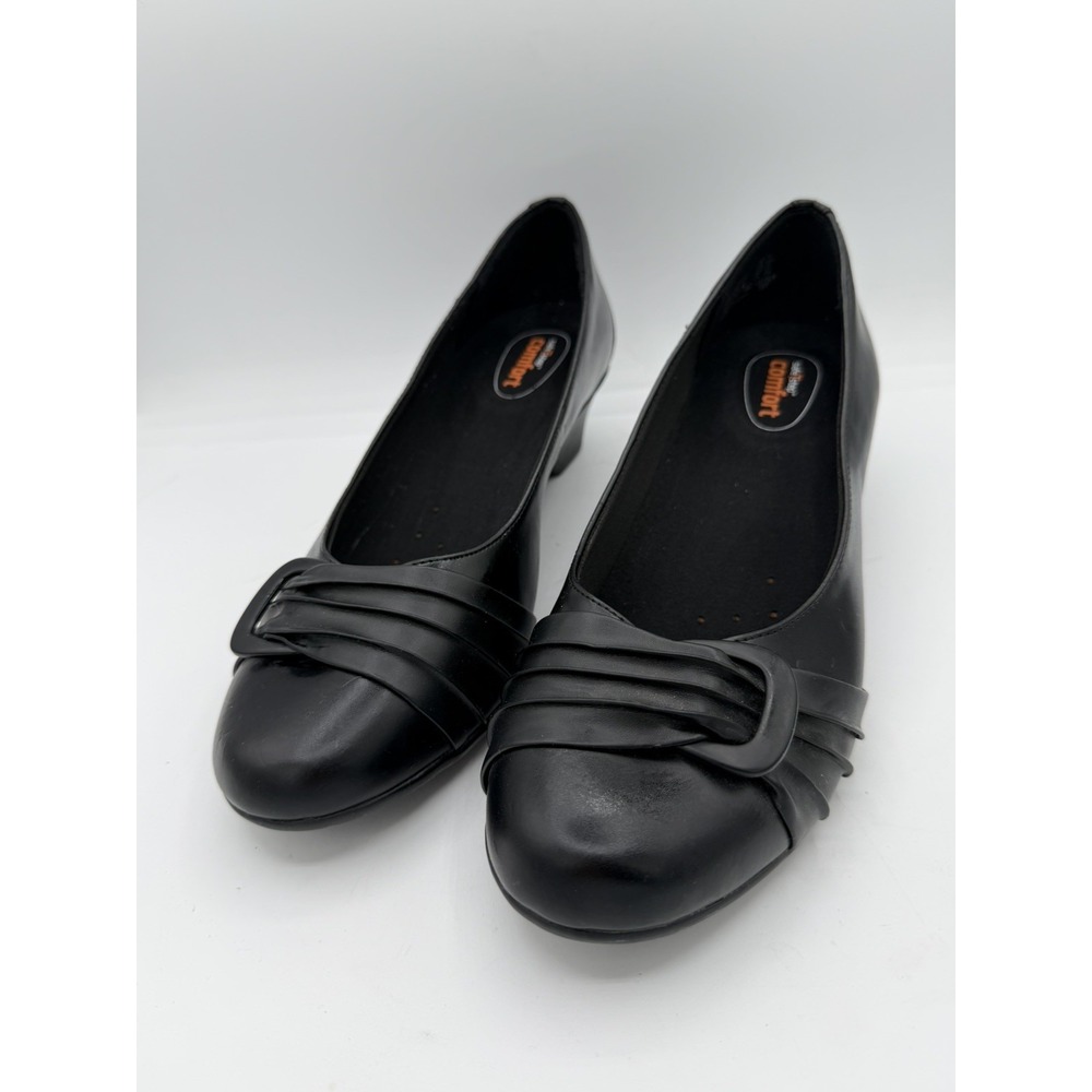 SafeTStep Shoes Women's Trina Black  2"Heels Casual Comfort Size 10M